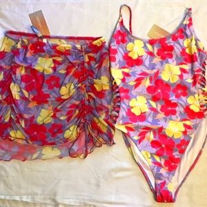 Women’s One Piece Bathing Suit With Skirt